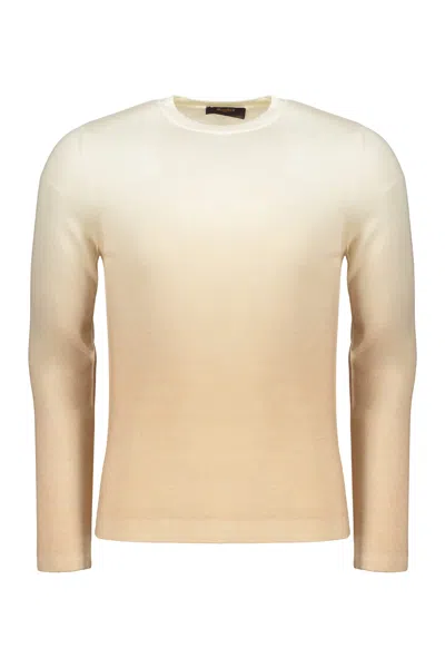 MOORER WOOL BLEND T-SHIRT