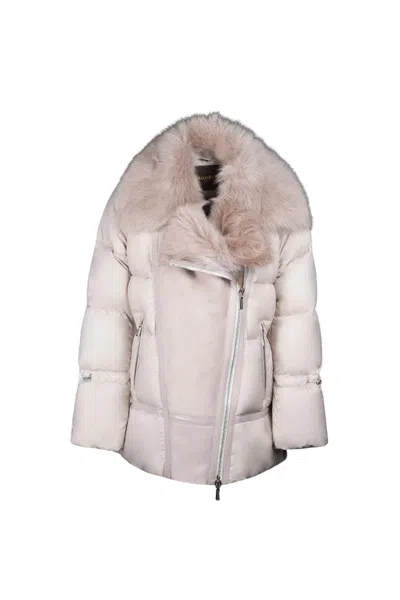 Moorer Yoss-ks3 Down Jacket Mandorla In Pink