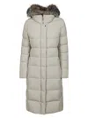 Moorer Zagarakn Quilted Hooded Down Jacket In Ivory