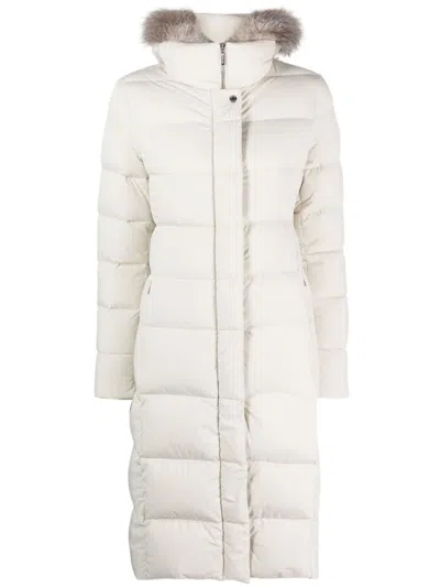 MOORER ZAGARA LONG DOWN JACKET WITH HOOD AND FUR