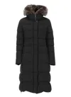 Moorer Dark Blue Puffer Zagara-kn Down Jacket In Black