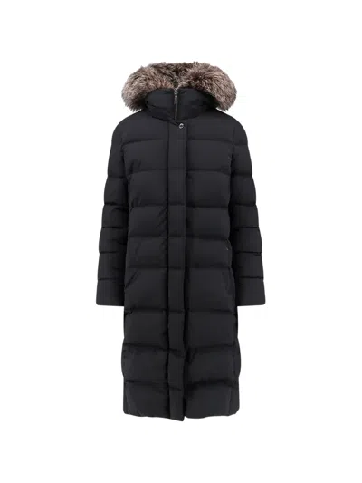 Moorer Zagara-kn Oversized Coat In Black