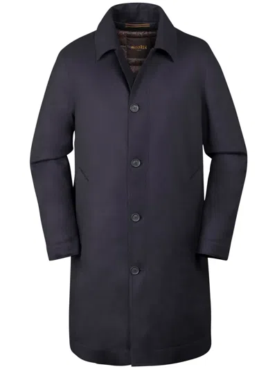 Moorer Zairo-ub Raincoat In Blue