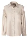 Moorer Zama Patch-pocket Shirt In Neutral