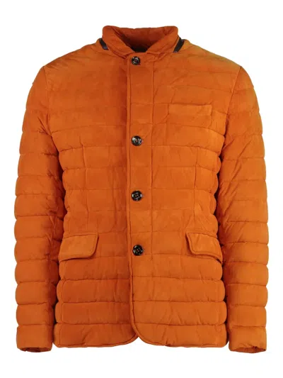 MOORER ZAVYER LEATHER PADDED JACKET