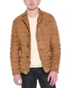 Moorer Zavyer Suede Down Jacket In Multi