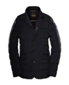Moorer Zayn Padded Button-front Jacket In Black