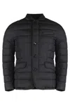 Moorer Zayn Techno Fabric Down Jacket In Blue