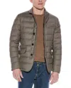 Moorer Zaynl Wool & Cashmere-blend Jacket In Brown