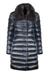 Moorer Zip And Snap Button Fastening Down Jacket