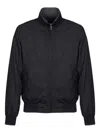 Moorer Zip-fastening Bomber Jacket In Blue