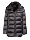 Moorer Dorado-hc Padded Jacket In Black