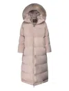 Moorer Zip-fastening Quilted Jacket In Nude