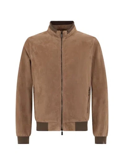 Moorer Zip Jacket In Multi