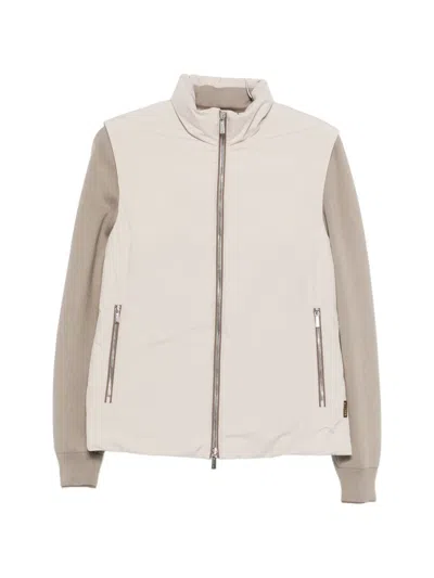 Moorer Zip Jacket In Neutral