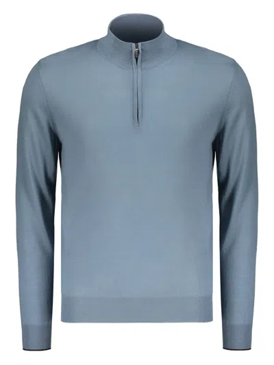 MOORER ZIP-NECK SWEATER