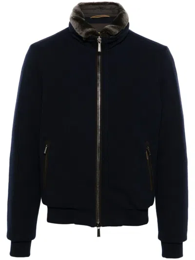 MOORER ZIP-UP FLEECE JACKET