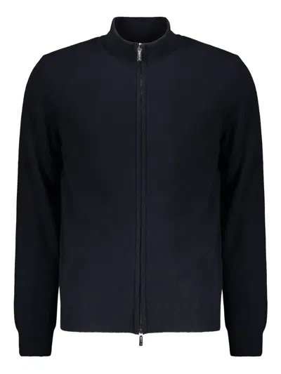 MOORER ZIP-UP HIGH-NECK CARDIGAN