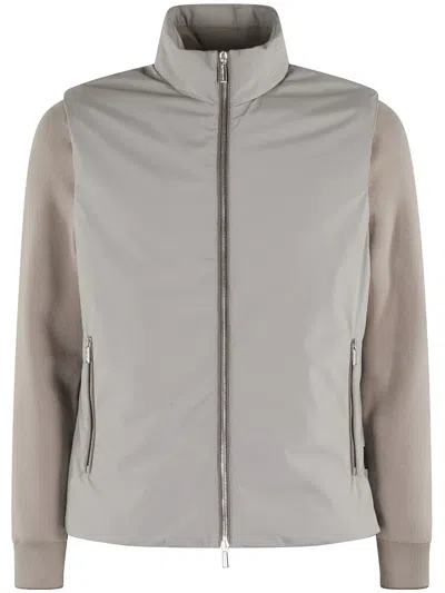 Moorer Zip-up Jacket In 中性色