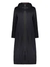Moorer Zip-up Reversible Coat In Brown