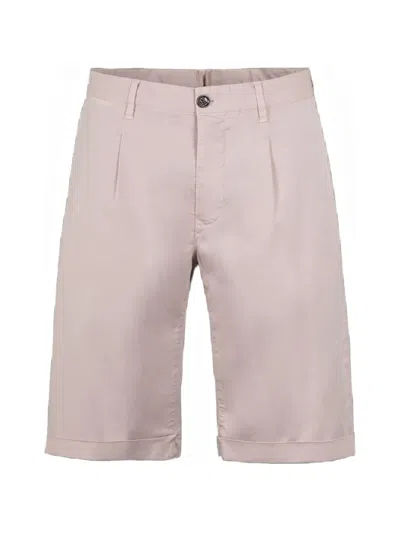 Moorer Zip-fastening Bermuda Shorts In Neutral