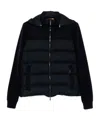 Moorer Zipped Padded Jacket In Black