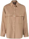 Moorer Zoia Shirt In Neutrals