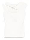 Moos Studio Asymmetric Top In White