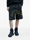 Moos Studio Camouflage-print Elasticated-waistband Shorts In Multi