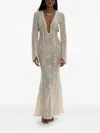 Moos Studio Celestial Bloom Dress In White