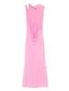 Moos Studio Cut Out-detail Maxi Dress In Pink