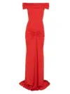 Moos Studio Lunar Maxi Dress In Red