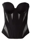 Moos Studio Semi Sheer Bustier