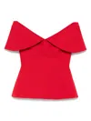 Moos Studio Sleeveless Top In Red