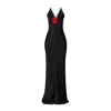 Moos Studio Women's Black / Red La Rose Rouge In Black/red