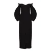Moos Studio Women's Black Tulip Dress In Black