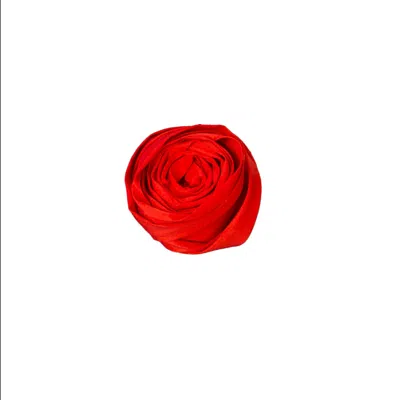 Moos Studio Women's Red Rose Brooch