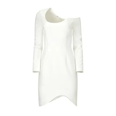 Moos Studio Women's White Blanco Salvaje Dress