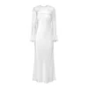 Moos Studio Women's White Il Desiderio Dress In White