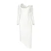 Moos Studio Women's White Pureness Dress In White