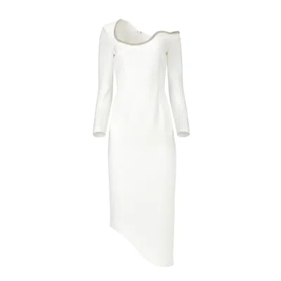 Moos Studio Women's White Pureness Dress