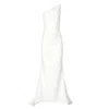 Moos Studio Women's White Triangle Dress In White