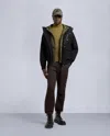 Moose Knuckles 1 Bomber Jacket In Black