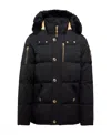 Moose Knuckles 3q Detachable-hood Padded Jacket In Black