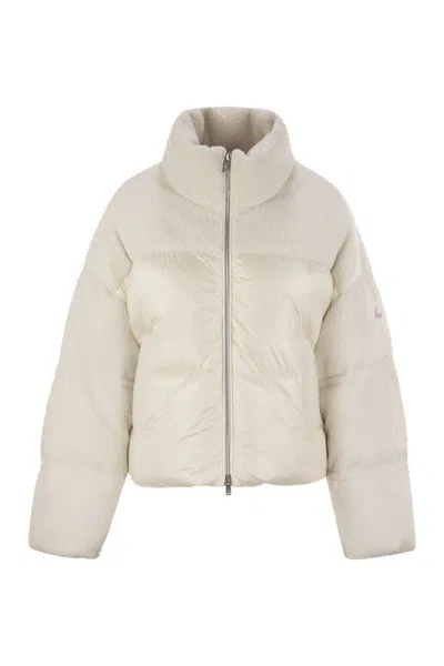 Moose Knuckles Women's Agate Puffer - Short Down Jacket In Beige