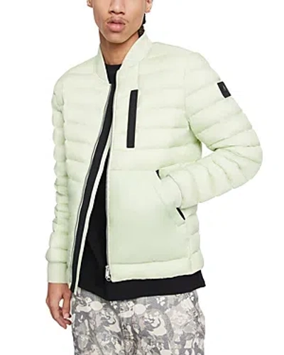 Moose Knuckles Slim Fit Air Bomber Jacket In Mint