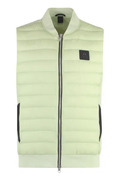 Moose Knuckles Air Down Explorer Padded Bodywarmer In Green