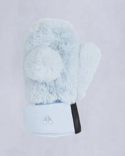 Moose Knuckles Akaa Bunny Mittens In Blue