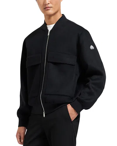 Moose Knuckles Men's Alder Bomber Jacket In Black