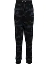 Moose Knuckles Appliqué-logo Cotton Track Pants In Black